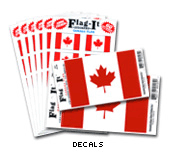 Canada Flag Decals, Canada Flag Stickers