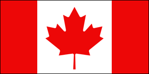 Cờ Canada được treo trên đồi Quốc hội ở Ottawa vào ngày 15 tháng 2 năm 1965. 