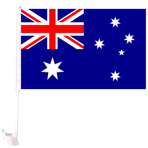 FREE UK Delivery! AUSTRALIA AUSTRALIAN Car Window Flag 2 Pack 