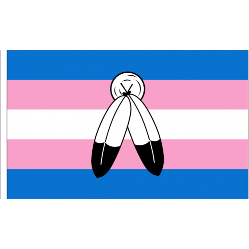 Two Spirit Transgender Flag - All Indigenous and Aboriginal Flags -  Indigenous and First Nations - Flags of Canada