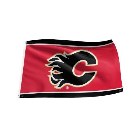 Party Animal, Inc. AFFLM Applique Banner Flag - Calgary Flames, 1