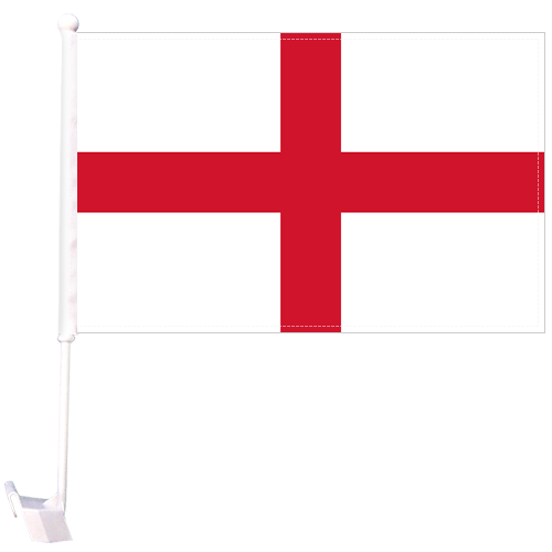 ENGLAND "FLAGS" CAR BUMPER STICKER British St George Cross Union Jack Flag 
