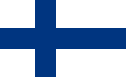 FINNISH COUNTRY FINLAND FLAG VINYL STICKER DECAL BIG A4 SIZE WORLD FLAGS 