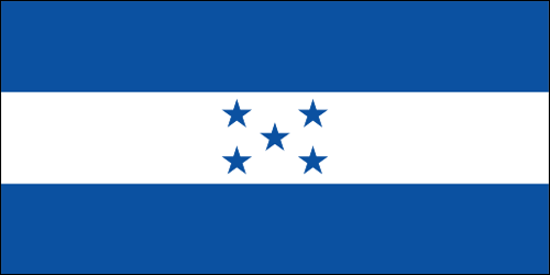 2 Honduras Flag Decals Stickers