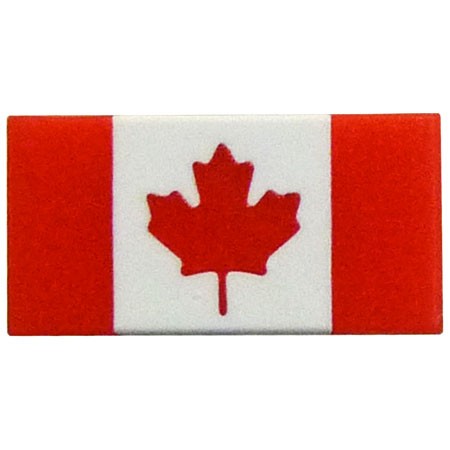 Canada Flag Plastic Pin
