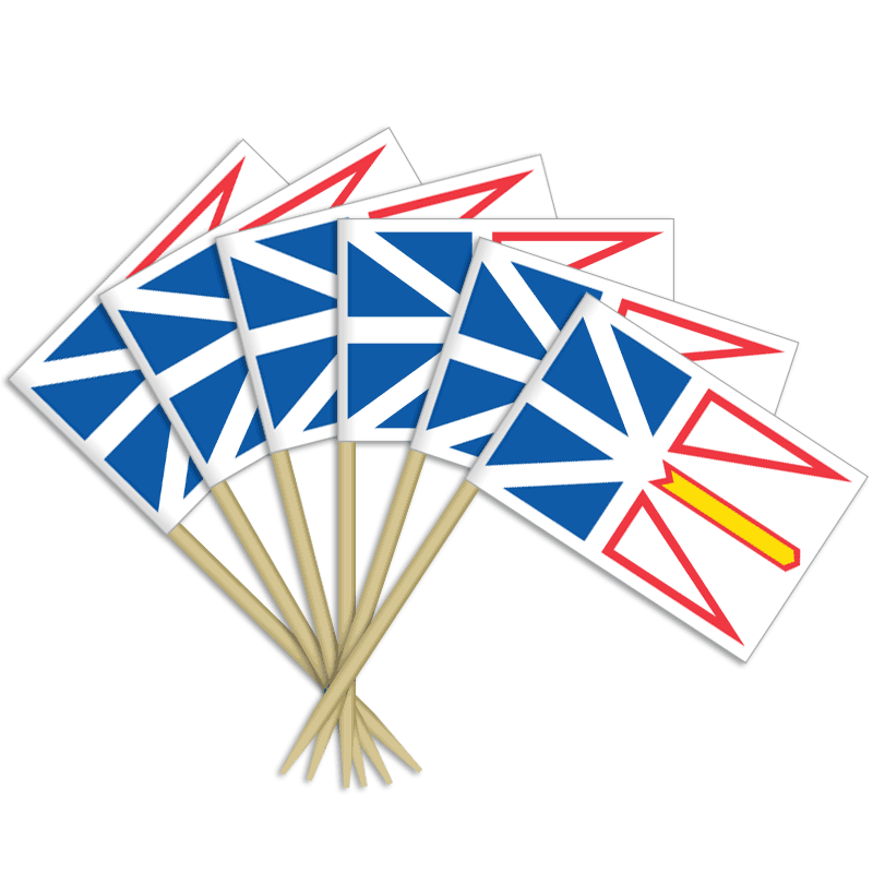 Newfoundland Toothpick Flags