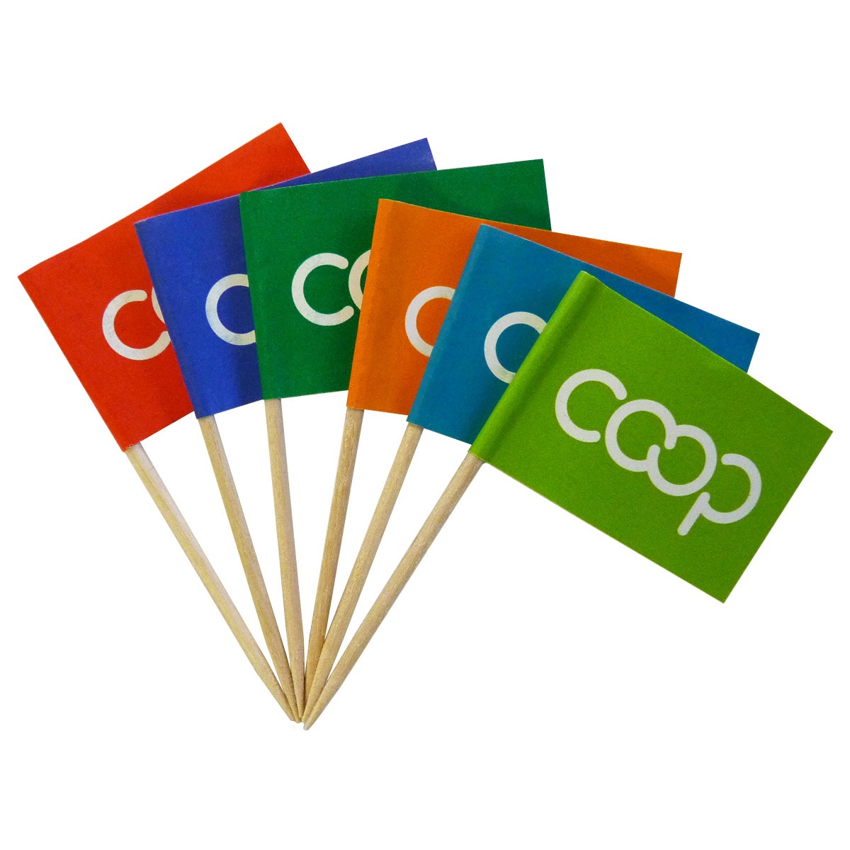 Co-op Toothpick Flags