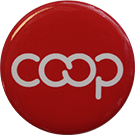 Co-op Button, Red
