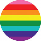 Gilbert Baker Original Pride Flag Buttons