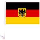 Germany Car Flags (with eagle)