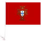 Portugal Soccer Federation Car Flag
