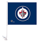 Winnipeg Jets Car Flag, Blue