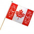 12" x 18" Canadian Indigenous Stick Flag