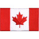 Canada Flag 1.5"x 2.5" Crest