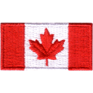 Canada Flag 1"x2" Crest