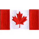 Canada Flag 3"x6" Crest