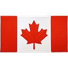 Canada Flag 5"x10" Crest