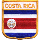 Costa Rica 2.5"x 2.75" Shield Crest