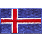 Iceland 1.5"x 2.5" Crest