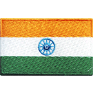 India 1.5"x 2.5" Crest