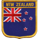 New Zealand 2.5"x 2.75" Shield Crest