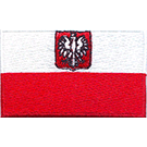 Poland 1.5"x 2.5" Crest