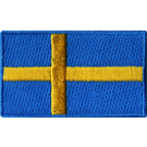Sweden 1.5"x 2.5" Crest