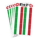 Italy 1"x1.5" Decal, 50/pack
