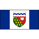 Northwest Territories 2 3/8"x4" Window Cling Decal