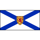 Nova Scotia 2 3/8"x4" Window Cling Decal