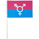 Canada Transgender Paper Stick Flags