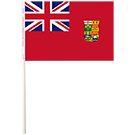 Canadian Red Ensign (WWI 1868-1921) Paper Stick Flags