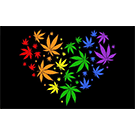 Marijuana Love Flags