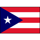 Puerto Rico 2 3/8"x4" Vinyl Decal