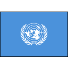 United Nations 2 3/8"x4" Vinyl Decal