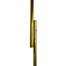 8'x1" Aluminum Flagpole, Gold