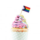 Inclusive Pride Cupcake Flags