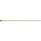 24" Natural Wood Stick (gold ball top)