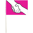 4" x 6" Anti-Bullying Paper Stick Flags