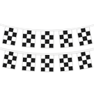 Black & White Checkered Flag String, 60'