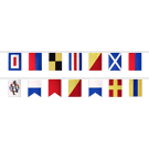 Welcome Aboard Code Flag Pennant String, 20'