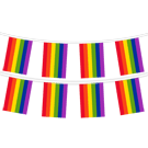 Pride Flag Pennant String, 40'
