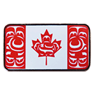 Canadian Indigenous Flag Enamel Pin