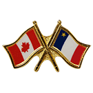 Canada/Acadia Crossed Pin