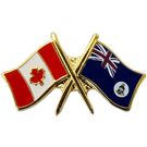Canada/Cayman Island Crossed Pin