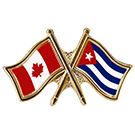 Canada/Cuba Crossed Pin