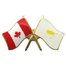 Canada/Cyprus Crossed Pin