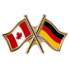 Canada/Germany Crossed Pin
