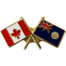 Canada/Hong Kong (former) Crossed Pin