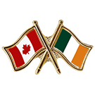 Canada/Ireland Crossed Pin